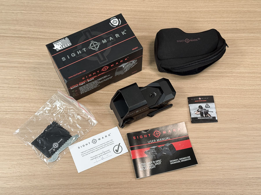 Test Sightmark Ultrashot R : unboxing