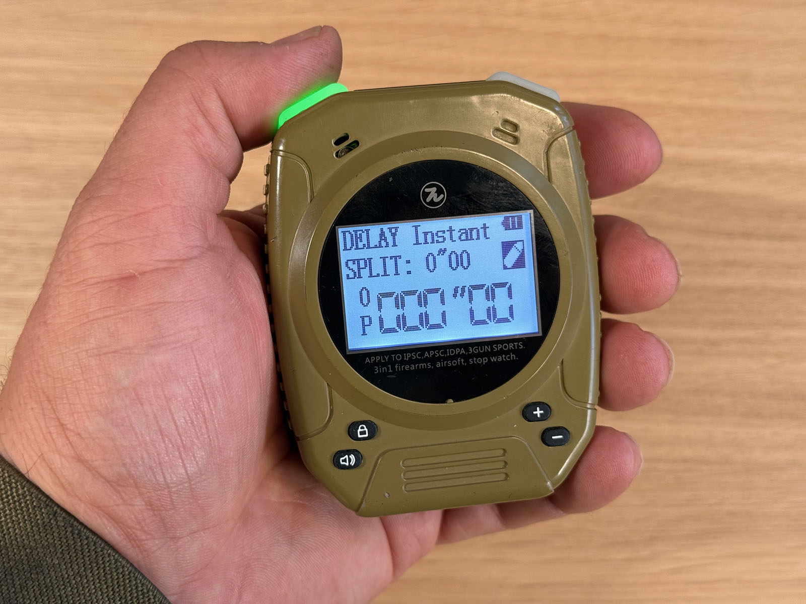 Test Timer Specialpie M1A2 : prise en main, prêt à lancer le bip de départ