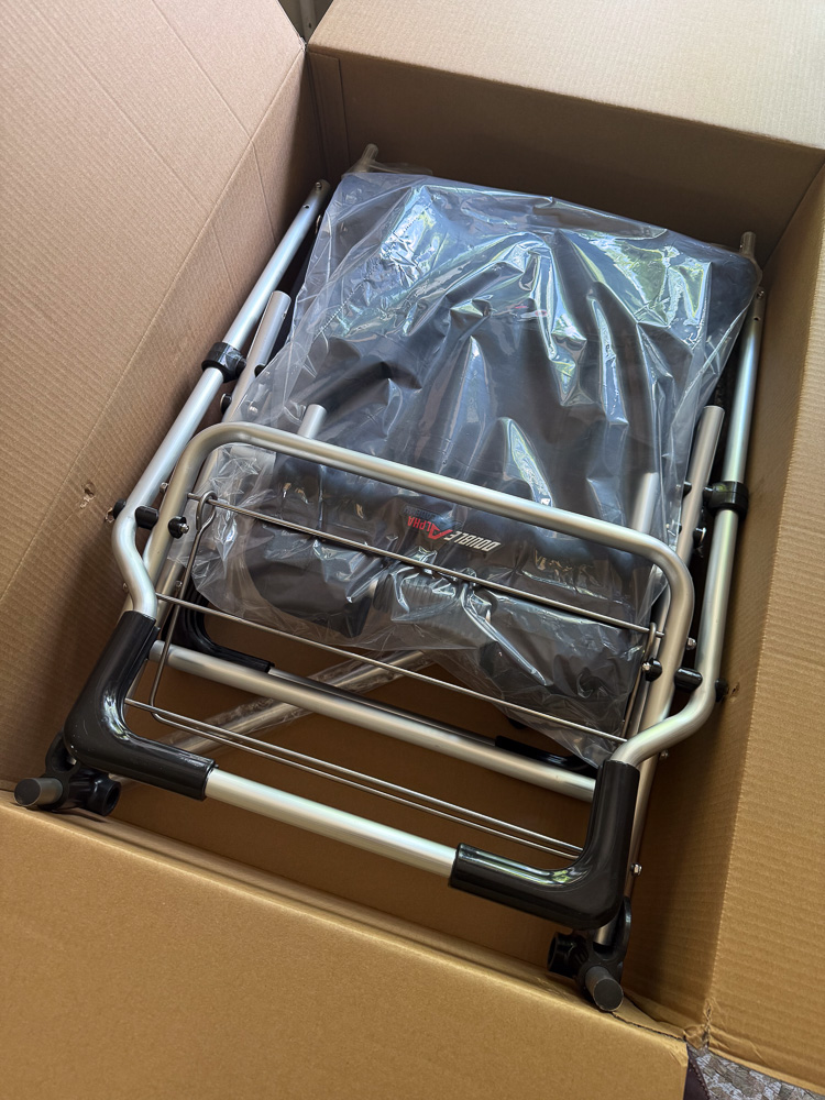 Le chariot StageRunner de Double Alpha Academy : unboxing, ouverture du carton