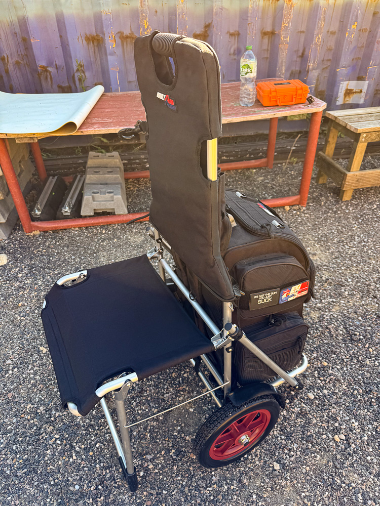 Le chariot StageRunner de Double Alpha Academy : le chariot ouvert